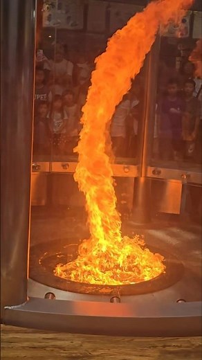 Fire Tornado Experiment at Singapore Science Centre!