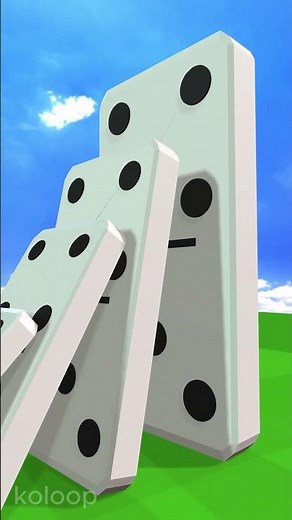 Falling Domino Effects #3danimation #domino