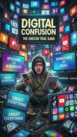 Digital Confusion – (SHORT) Rap Song About iPhone vs Android, Mac vs Windows & Tech Overload