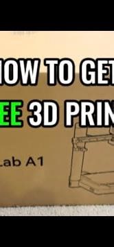 I got a 3D Printer for Free! (Works in 2026) @BambuLab 