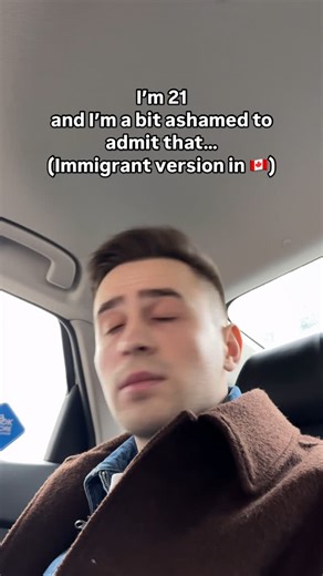 Andrian Makhnachov on Instagram: "As an immigrant in Canada, I still feel behind. While others my age are building careers, traveling, or “figuring themselves out,” I’m learning how to exist in a new country. How to translate my thoughts. How to explain where I’m from without making it heavy. How to carry the weight of home on my back and still move forward. I’m proud of how far I’ve come — but some days, I quietly wish I didn’t have to work this hard just to feel normal."