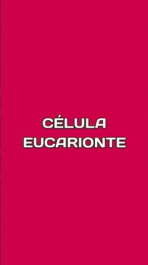 CÉLULA EUCARIONTE