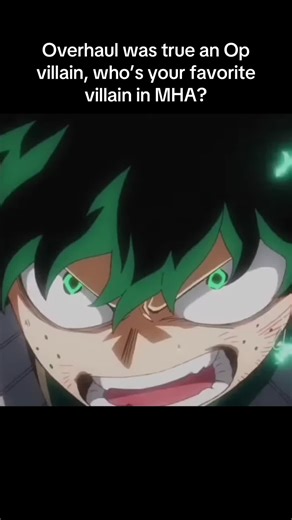 #MHA #deku #overhaul #villain #favorite | myheroacademia