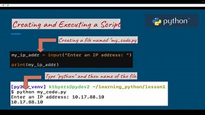 Learning Python - Week1 / Executing Your First Python Script