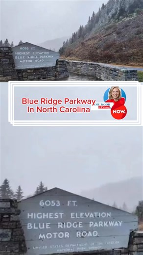 603 reactions · 86 shares | Look at the Blue Ridge Parkway in NC! The NATIONAL WEATHER SERVICE shared this snow video! Was taken late Thursday!! Do you think we’re gonna have a snowy winter? | Amy Wood | Facebook