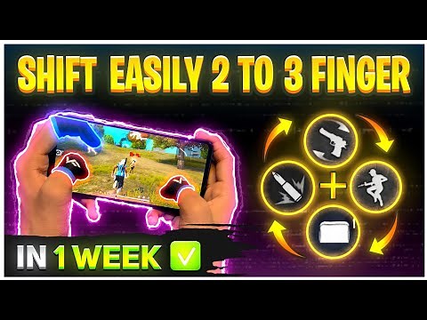 How To Shift From 2 To 3 Finger Custom HUD 🔥| How To Play 3 Finger Claw In Free Fire 🔥||