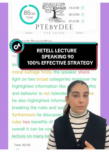 RETELL LECTURE 100% WORKING STRATEGIES. #PTEbyDee #PTEAcademic #PTERetellLecture #PTEPractice #PTEAustralia #PTEspeaking #PTETips #PTESolvedAnswer #PTE90 #PTEPreparation #PTETask #StudyWithMe #PTECoaching #RetellLectureTips #aceptenlo