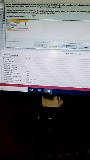 #ms access | how to create combo box in access | give choices in access