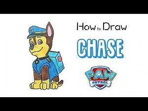 How to Draw Chase from Paw Patrol