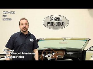 OPGI Product Spotlight: 1965-1967 GTO and LeMans Aluminum Dash Inserts