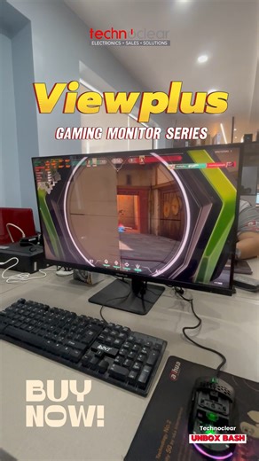 Unboxing the ViewPlus MG-27KI — a 27″ 2K gaming monitor built for smooth, color-accurate, high-FPS gameplay. #ViewPlusMG27KI #GamingMonitor #2K1440p #180HzMonitor #IPSDisplay #PCGamingSetup #TechUnboxing #technoclearUnboxbash | Technoclear Electronics Sales and Solutions