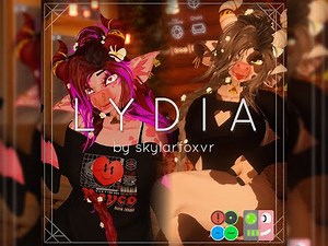 Lydia the Dragonknight Cow, VRChat Avatar Showcase