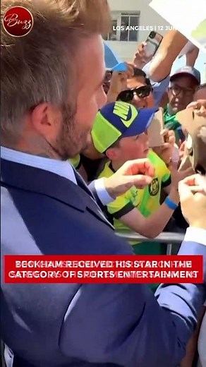 Sir David Beckham Honored With Hollywood Walk Of Fame Star In Major Career Milestone