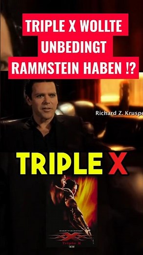 💥 DID "TRIPLE X" REALLY WANT RAMMSTEIN !?