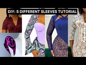 5 SLEEVES TUTORIAL: Drafting 5 different sleeves for Corset and Bustier | Tutorial for beginners