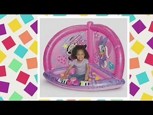 Super Sounds Inflatable Character Ball Pit with 20 Balls on QVC