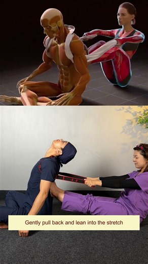 Tight Back from Sitting All Day Try This Partner Towel Stretch for Fast Relief and Relaxation