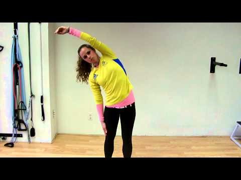 Side bend reach w/ arm overhead