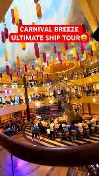 Carnival Breeze Ship Tour In 60 Seconds 🛳️💨