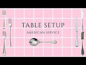 FSM3401 - American Service Table Setup