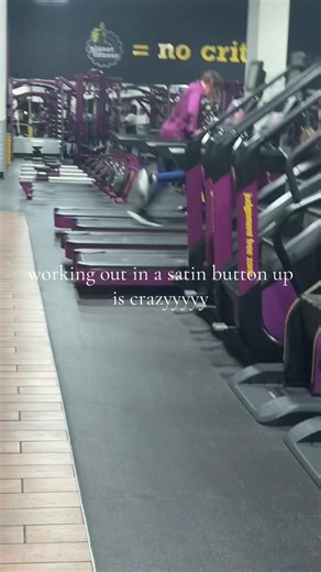 Working Out in a Satin Button-Up: A Bold Choice