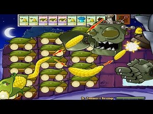 Plants vs Zombies Hack 100% 712 Cob Cannon vs Dr. Zomboss