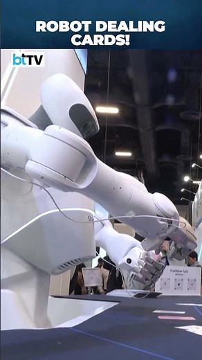 Meet The Humanoid Robot That Deals Cards | CES Las Vegas