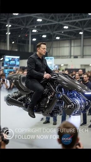 Futuristic No Wheel Anti Gravity Motorcycle US Expo 2027 #Shorts #ElonMusk #Motorcycle #Futuristic
