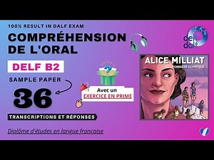 DELF B2 - Compréhension de l'oral [No. 36] | Listening Practice Test Online | French 'N' You