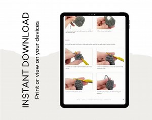 Sheep Crochet Pattern - Amigurumi Lamb Crochet Pattern and Tutorial With Photos - Etsy