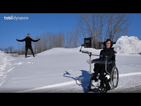 TD Pilot AAC device with outdoor eye tracking