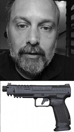 Canik SFX Rival 20 joule 50 caliber defense pistol 😱 #homedefense #weapons #armament #shooting