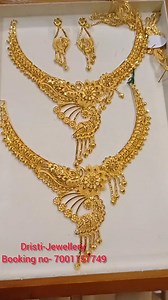 8.9K views · 92 reactions | Mayur Necklace Design.... Dristi-Jewellery What's app no- 7001157749 #goldplated #jewelry #beautiful #collection #everyoneシ゚ #everyonefollowers | Dristi-Jewellery | Facebook