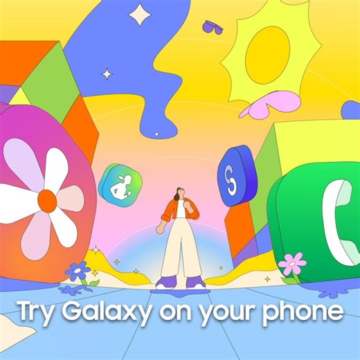 Ever wondered what using Samsung Galaxy feels like? Experience it right on your phone with Try Galaxy wherever you are, whenever you want. Take a glimpse at Galaxy Themes, Audio Eraser, Photo Assist, and so much more. #GalaxyAI #Samsung Know more: http://smsng.co/61827Jfke. | Samsung