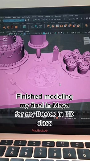 Maya 3D Modeling: Final Project Progress