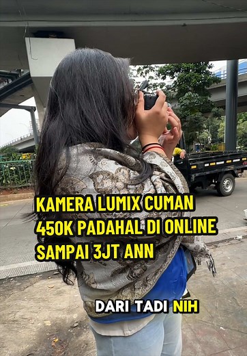 KAMERA LUMIX CUMAN 450K? MURAH BGTT😭 DI TOKO ONLINE SAMPAI 3JT AN, MENDING BUNGKUS? ATAU SKIP DULU? #ecakitar #thrifting #lumix #kamera
