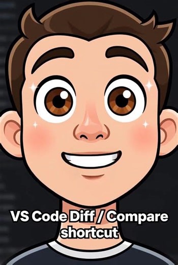 I Can’t Believe This VS Code Diff Feature Is Hidden #visualcode #codeeditor #texteditor #coding