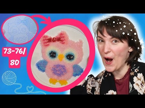 Why Is Punch Needle Owl DIY Soooo Awesome? The Ultimate-Tips You Never Knew Part 73-76/80🦉🧵
