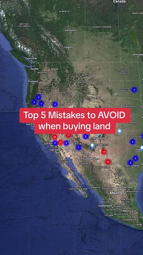 Mistakes To Avoid when Buying Land… When making your land purcahse, use this tips to get a suitable lot Not some rinky dinky lot that you can’t acess or use #fyp #land #buyingland #buyinglandinmexico #doomsdaypreppers #prepper #preppers #foryou