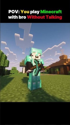POV: Playing Minecraft in Complete Silence🤫 #minecraft #gaming #minecrafthumor #memes