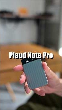 メモは音声で残し、ハンズフリーに👐AI ボイスレコーダー「Plaud Note Pro」