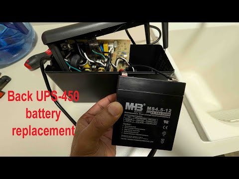 Backup 450 UPS battery replacement