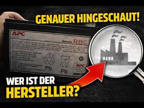 Original APC Akku entlarvt – Wer baut ihn wirklich? RBC17