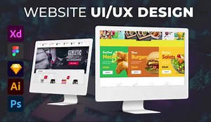 Website UI UX using PSD, adobe xd or figma