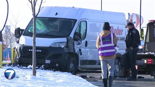 Officers, medics respond to serious crash involving vehicle at Amazon facility