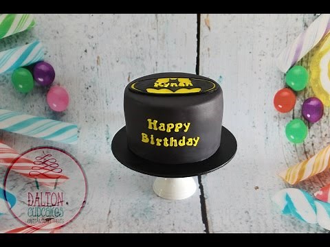 Batman Cake - How To Make a Batman Cake