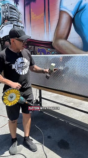 Diamond plate Polishing with Almost Chrome | Renegade Products USA
