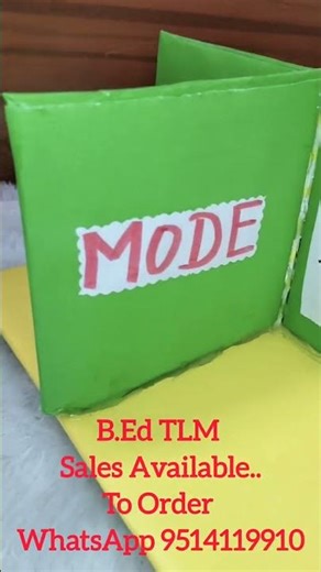 Mean Median Mode.Rotating model.Maths..B.Ed TLM.To order TLM WhatsApp..#support#ytshorts#viralshorts