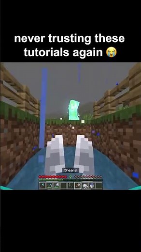 Minecraft tutorial moment