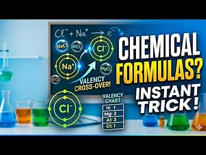 How to Write Chemical Formulas Instantly! | Valency & Ionic Bonding Class 9/10